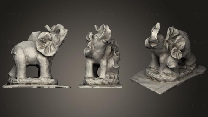 3D model Elephants (STL)